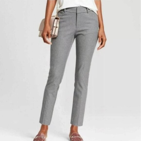 A New Day Skinny Ankle High Rise Heather Gray Pants - Picture 1 of 8